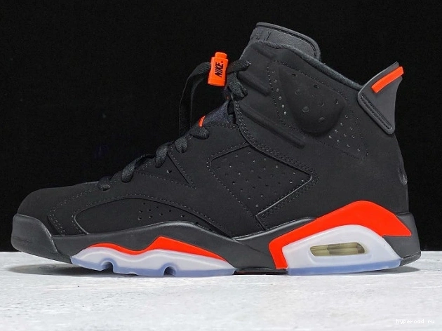 6 384664-060 Retro Jordan OG Air Infrared Black 0726